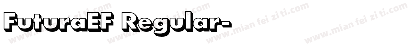FuturaEF Regular字体转换